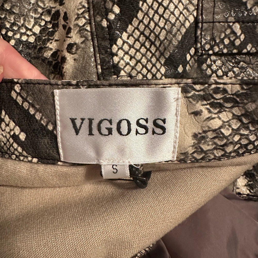 Vigoss Brown Tan Mini Skirt Night Out - Picture 3 of 5